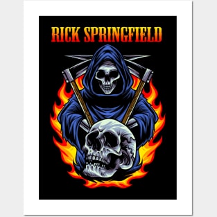 RICK SPRINGFIELD BAND Posters and Art